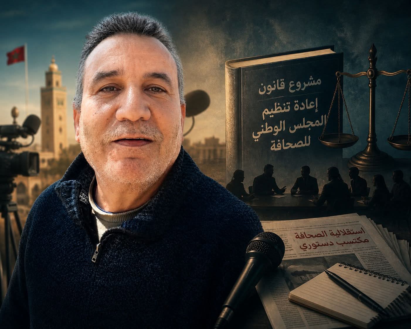 انتقد مشروع قانون المجلس الوطني للصحافة: الصحفي لحسن بكريم حذر من تراجع التنظيم الذاتي
