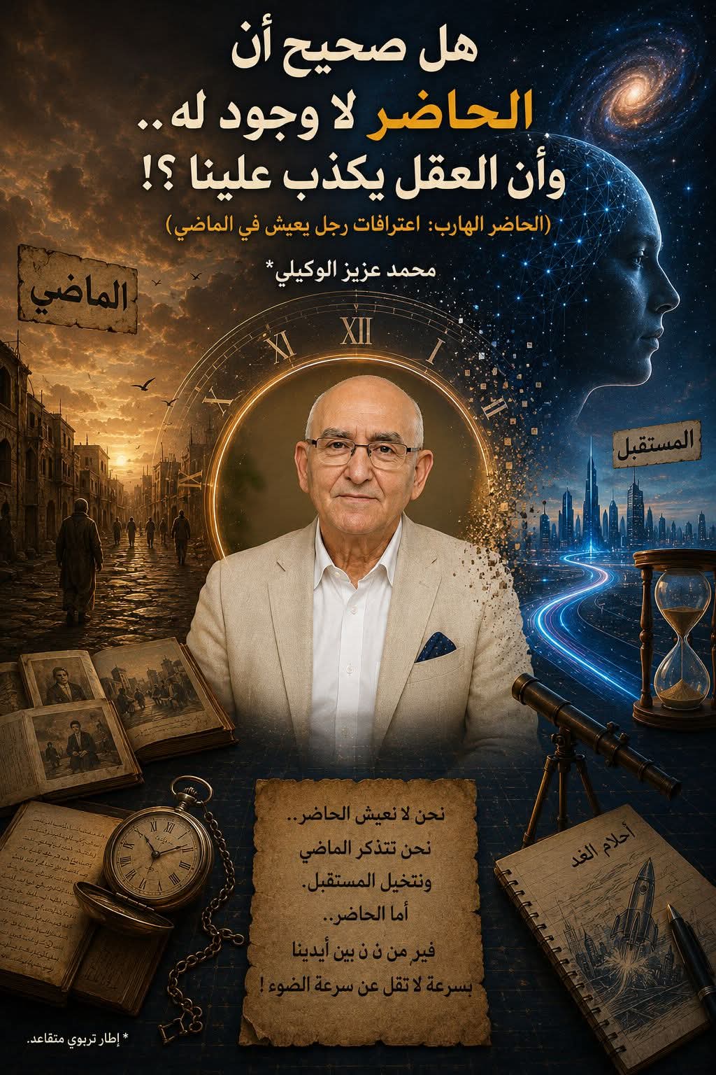 هل صحيح أن الحاضر لا وجود له.. وأن العقل يكذب علينا ؟!