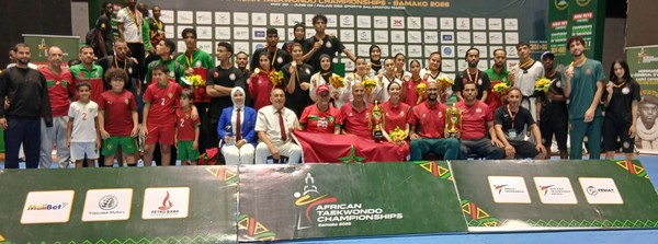 المغرب يواصل هيمنته القارية ويتوج ببطولة إفريقيا للتايكوندو بمالي للمرة الثالثة توالياً
