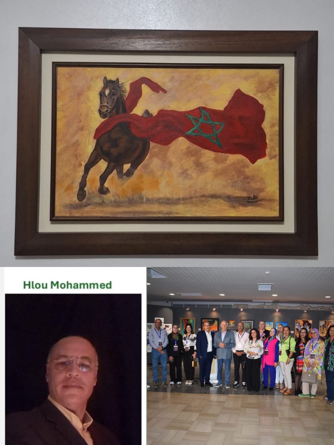 🚨🇲🇦👈🏼🎨🖼️الدكتور لحلو محمد: حين تتسامى الفروسية المغربية إلى مقام اللوحة