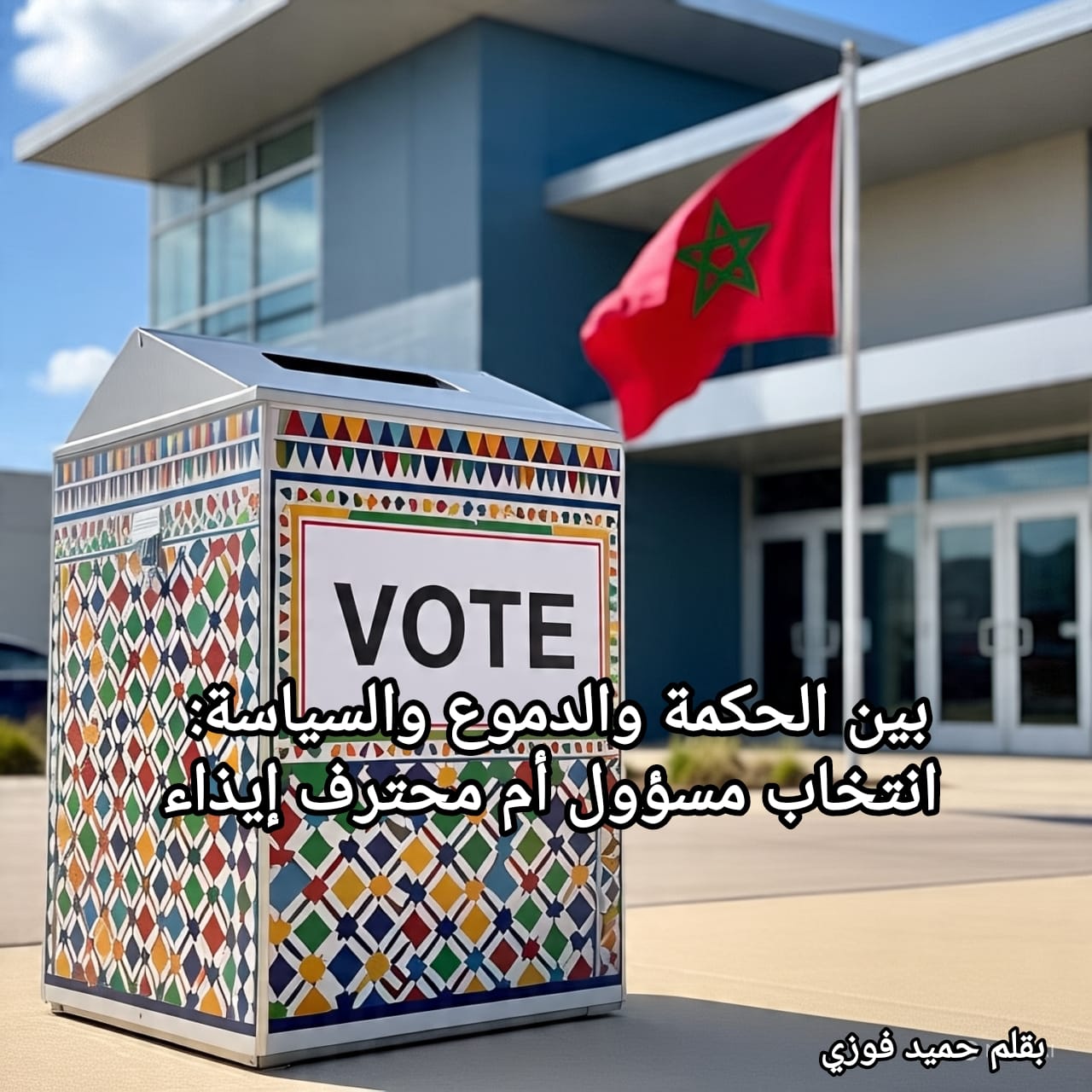 🚨👈🏼بين الحكمة والدموع والسياسة: انتخاب مسؤول أم محترف إيذاء..