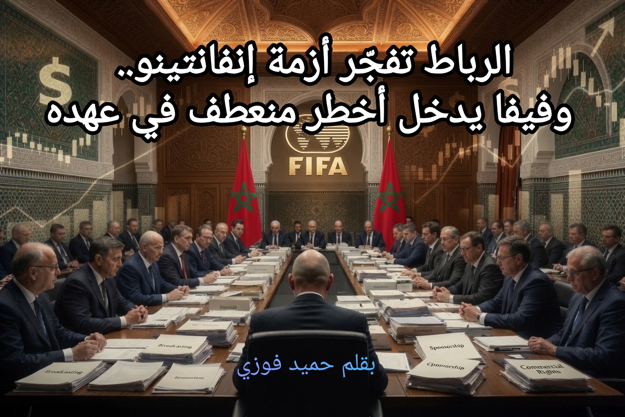 🚨🚩⚽🇲🇦💰💸الرباط تفجّر أزمة إنفانتينو.. وفيفا يدخل أخطر منعطف في عهده..