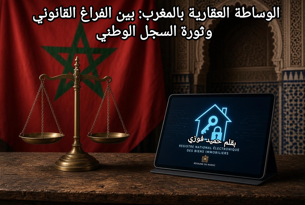 الوساطة العقارية بالمغرب: بين الفراغ القانوني وثورة السجل الوطني…