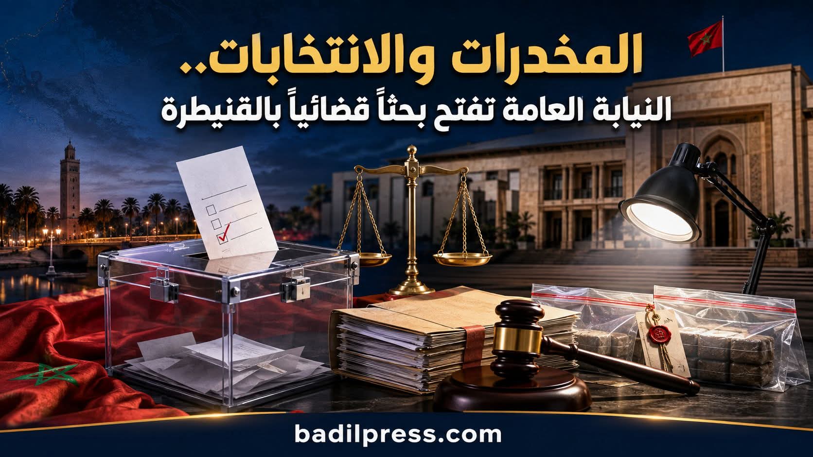 المخدرات والانتخابات.. النيابة العامة تفتح بحثاً قضائياً بالقنيطرة