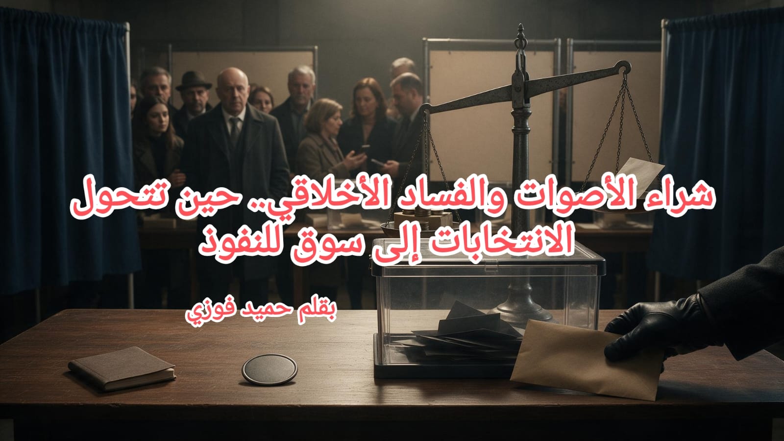 🚨🚩شراء الأصوات والفساد الأخلاقي.. حين تتحول الانتخابات إلى سوق للنفوذ
