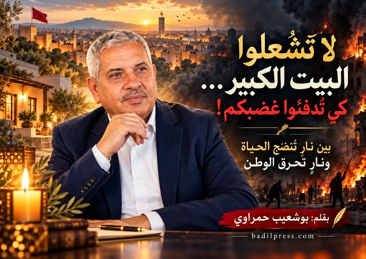 لا تُشعلوا البيت الكبير… كي تُدفئوا غضبكم!